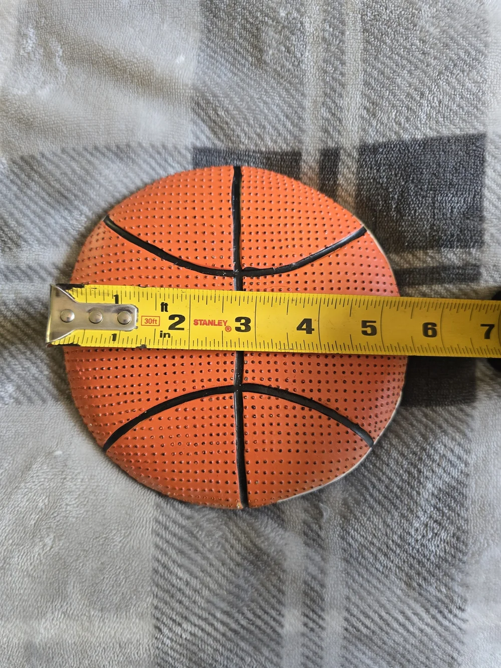 Orange Basketball-Themed Home Accent Tray